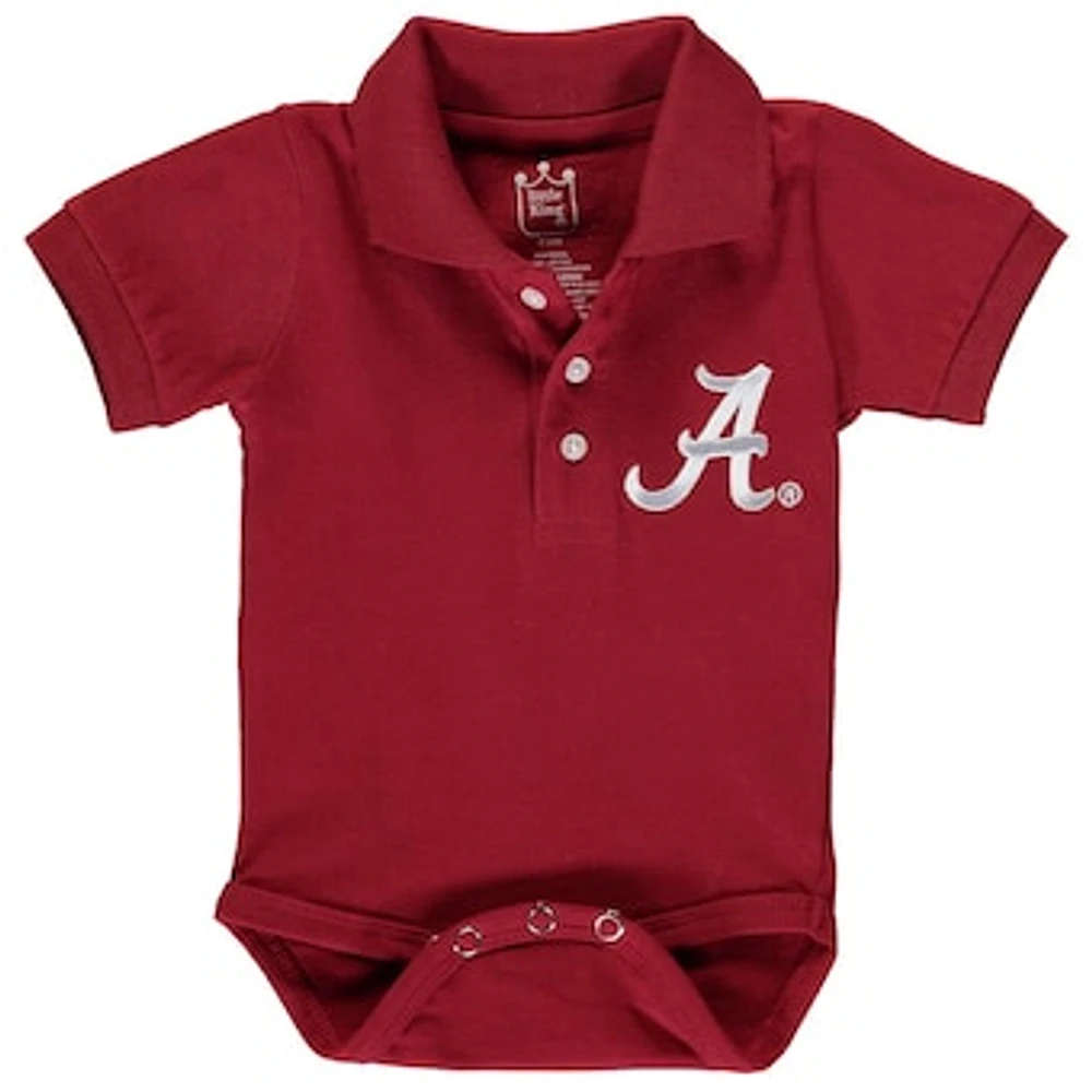 Infant Crimson Alabama Tide Polo Bodysuit