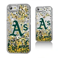 Athletics iPhone 6/6s/7/8 Sparkle Logo Gold Glitter Case