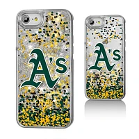Athletics iPhone 6/6s/7/8 Sparkle Logo Gold Glitter Case