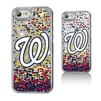 Washington Nationals iPhone 6/6s/7/8 Sparkle Logo Gold Glitter Case