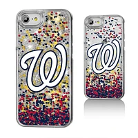 Washington Nationals iPhone 6/6s/7/8 Sparkle Logo Gold Glitter Case