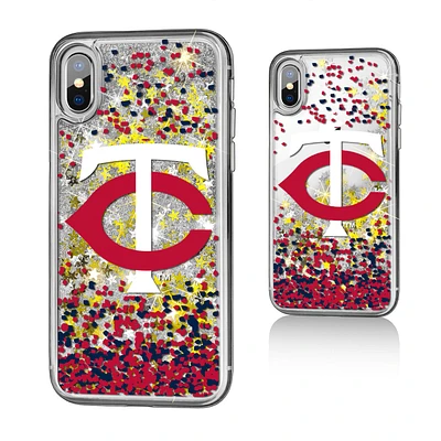 Minnesota Twins iPhone X/Xs Sparkle Glitter Case