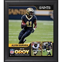 Alvin Kamara New Orleans Saints 2017 Offensive Rookie of the Year Framed 15" x 17" Collage