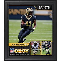 Alvin Kamara New Orleans Saints 2017 Offensive Rookie of the Year Framed 15" x 17" Collage