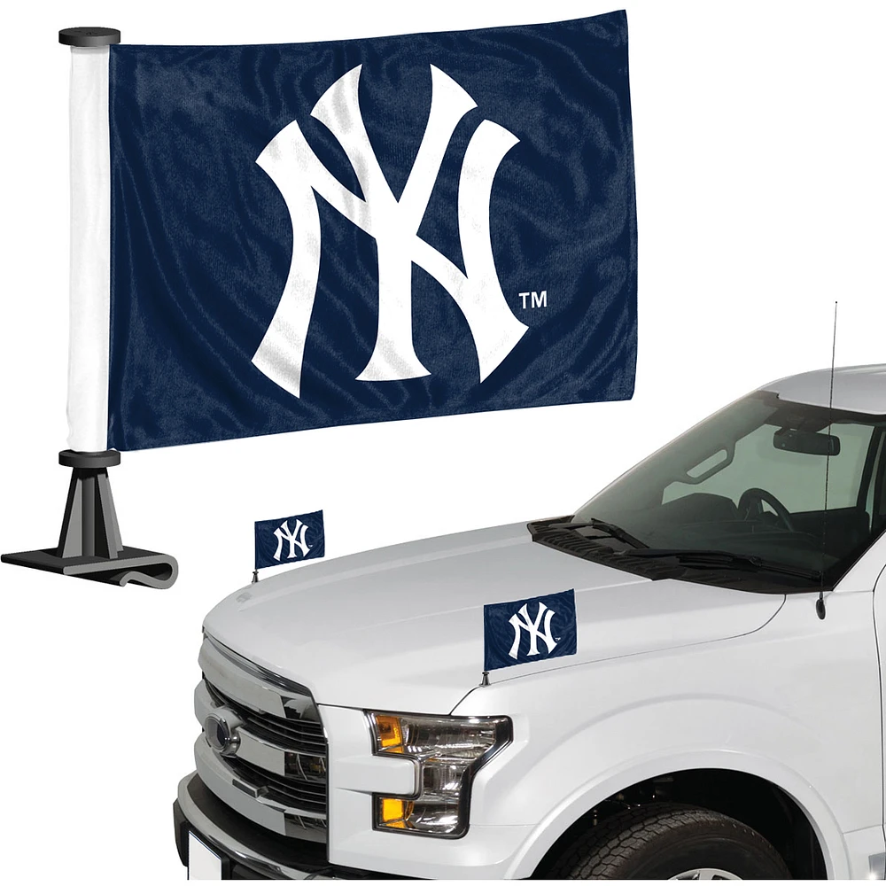 New York Yankees Auto Ambassador Flag Set