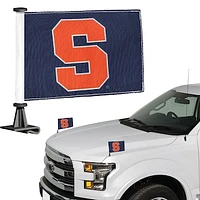 Syracuse Orange Auto Ambassador Flag Set