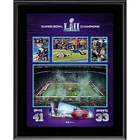 Philadelphia Eagles 10.5" x 13" Super Bowl LII Champions Sublimated Plaque