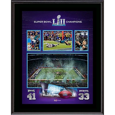 Philadelphia Eagles 10.5" x 13" Super Bowl LII Champions Sublimated Plaque