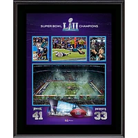 Philadelphia Eagles 10.5" x 13" Super Bowl LII Champions Sublimated Plaque