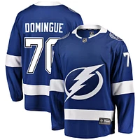 Men's Fanatics Louis Domingue Blue Tampa Bay Lightning Home Breakaway Player Jersey