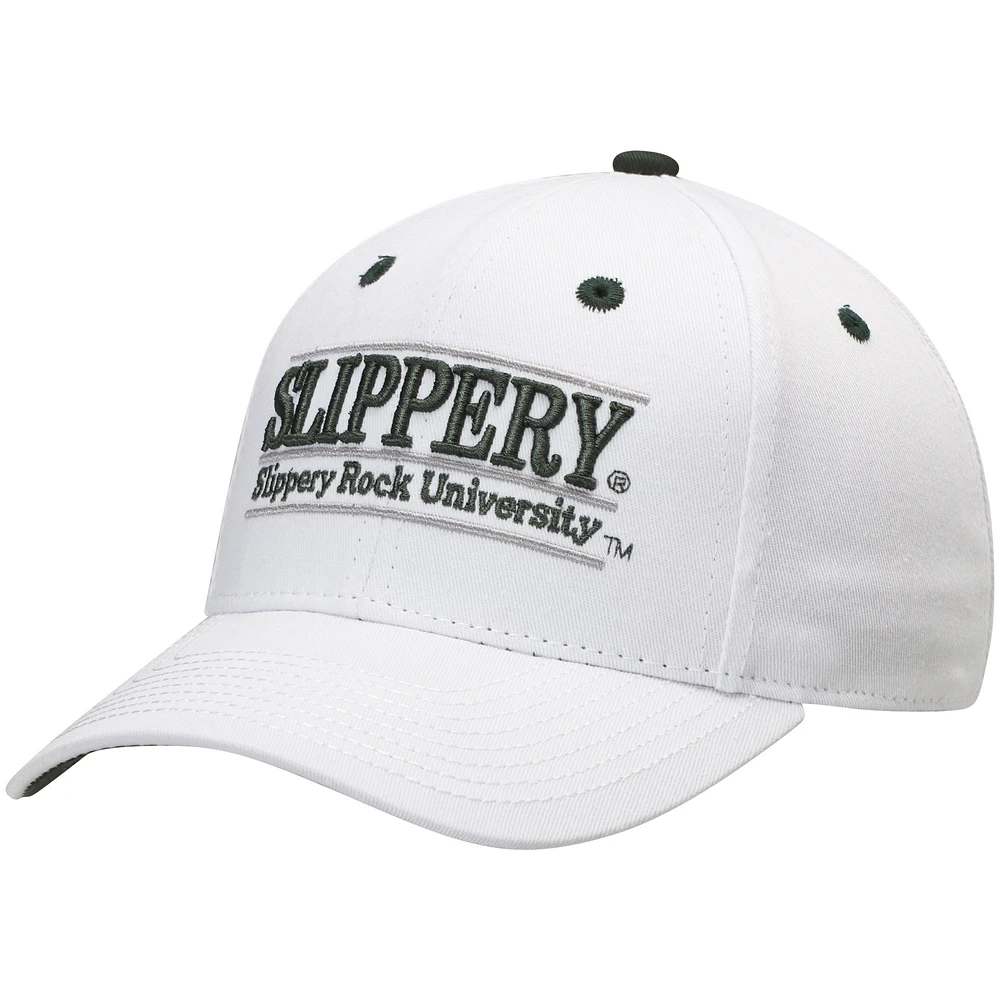 Men's The Game White Slippery Rock Pride Classic Bar Structured Adjustable Hat