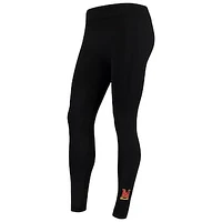 Women's ZooZatz Black Maryland Terrapins Fleece Leggings