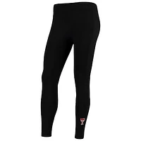 Women's ZooZatz Black Texas Tech Red Raiders Fleece Leggings