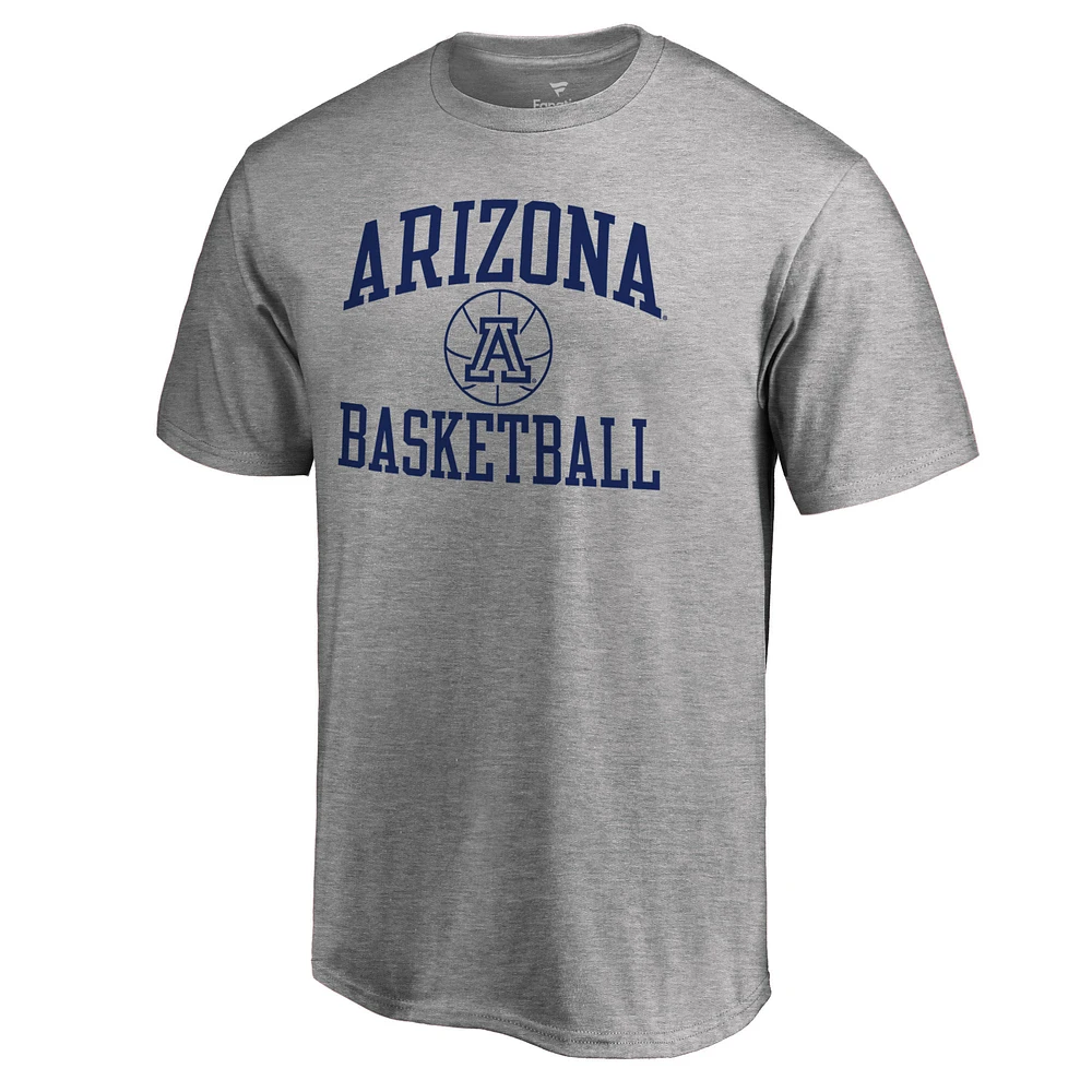 Men's Fanatics Heathered Gray Arizona Wildcats Team In Bounds T-Shirt