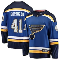 Men's Fanatics Robert Bortuzzo Blue St. Louis Blues Breakaway Player Jersey