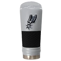 Gray San Antonio Spurs 24oz. Powder Coated Draft Travel Mug