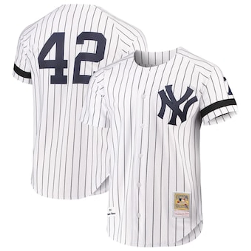 Men's Mariano Rivera Mitchell & Ness White New York Yankees Authentic Jersey