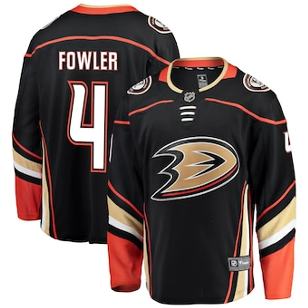 Men's Fanatics Cam Fowler Black Anaheim Ducks Breakaway Player Jersey