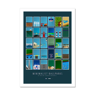 MLB 24" x 32" Minimalist Fine Art Print
