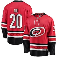 Men's Fanatics Sebastian Aho Red Carolina Hurricanes Alternate Breakaway Player Jersey