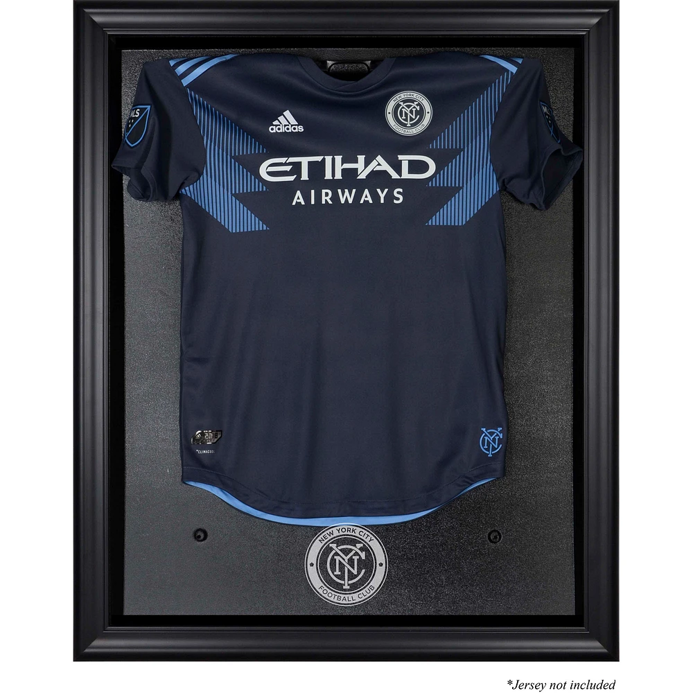 New York City FC Black Framed Team Logo Jersey Display Case