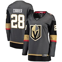 Women's Fanatics William Carrier Gray Vegas Golden Knights Alternate Breakaway Player Jersey