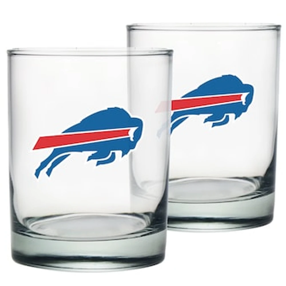 Buffalo Bills 2-Pack 13.5oz Rocks Glass Set