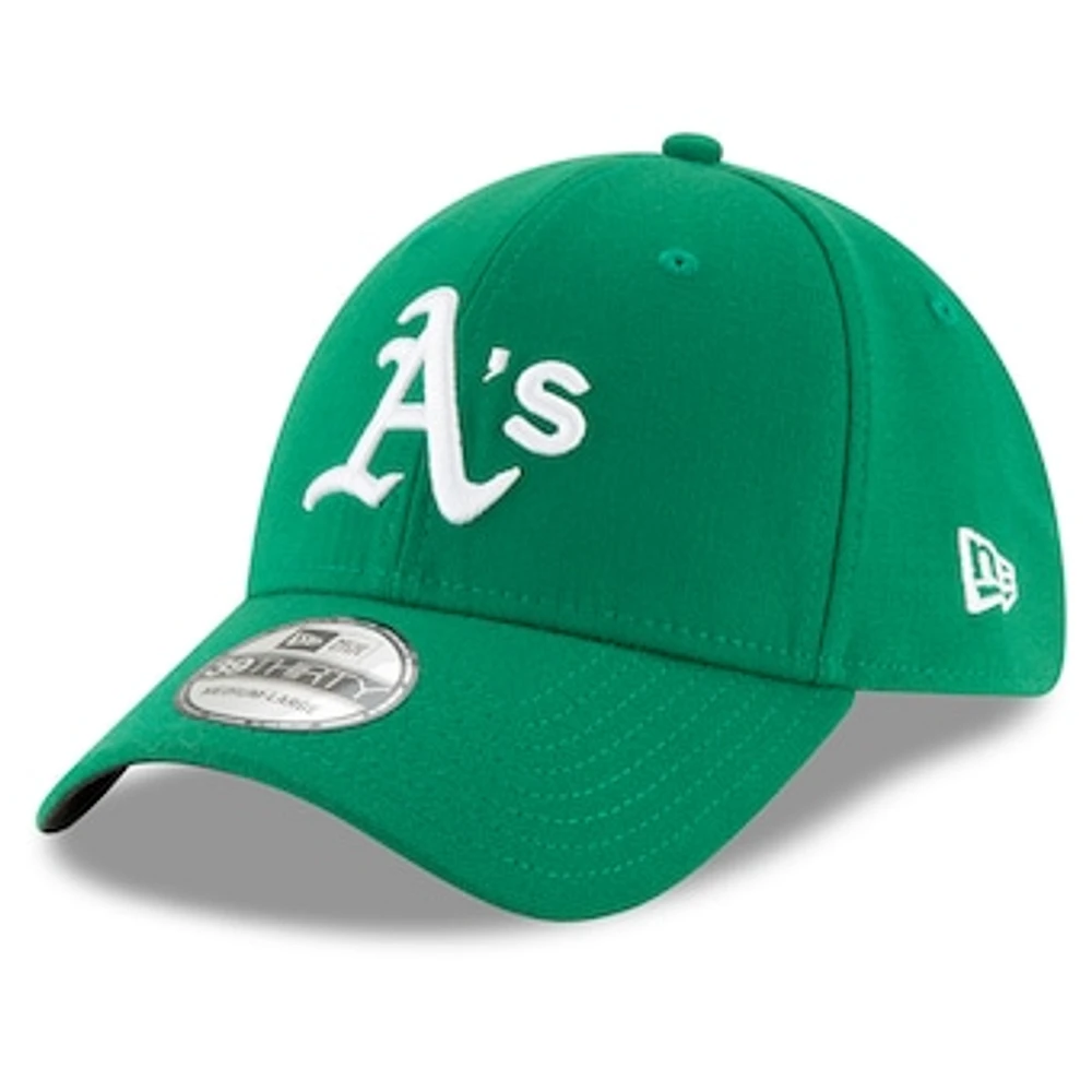 Men's New Era Green Athletics Alternate Team Classic 39THIRTY Flex Hat