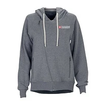 Women's Charcoal Duquesne Dukes Fleece Moto Jacket