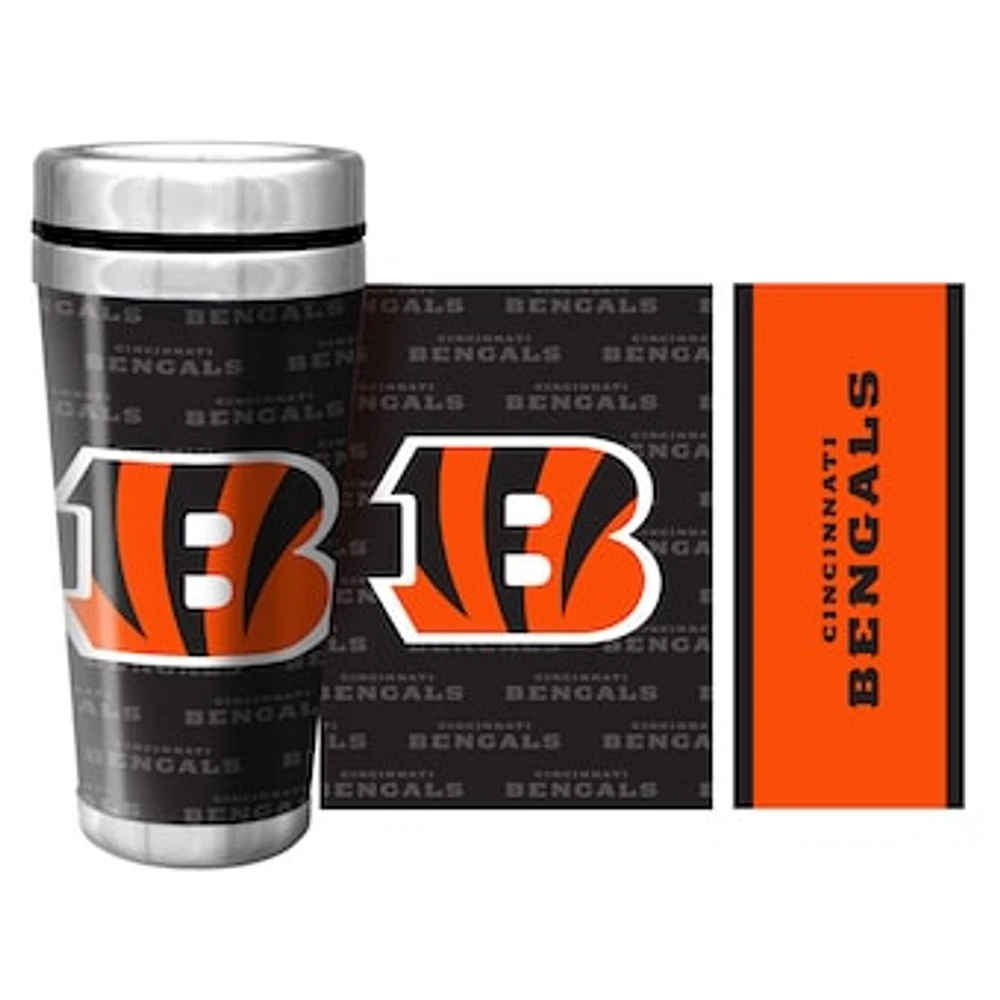 Cincinnati Bengals 16oz. Full Wrap Wallpaper Travel Mug