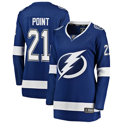 Women's Fanatics Tampa Bay Lightning Blue Brayden Point Breakaway Player Jersey