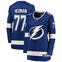 Women's Fanatics Tampa Bay Lightning Blue Victor Hedman Breakaway Player Jersey