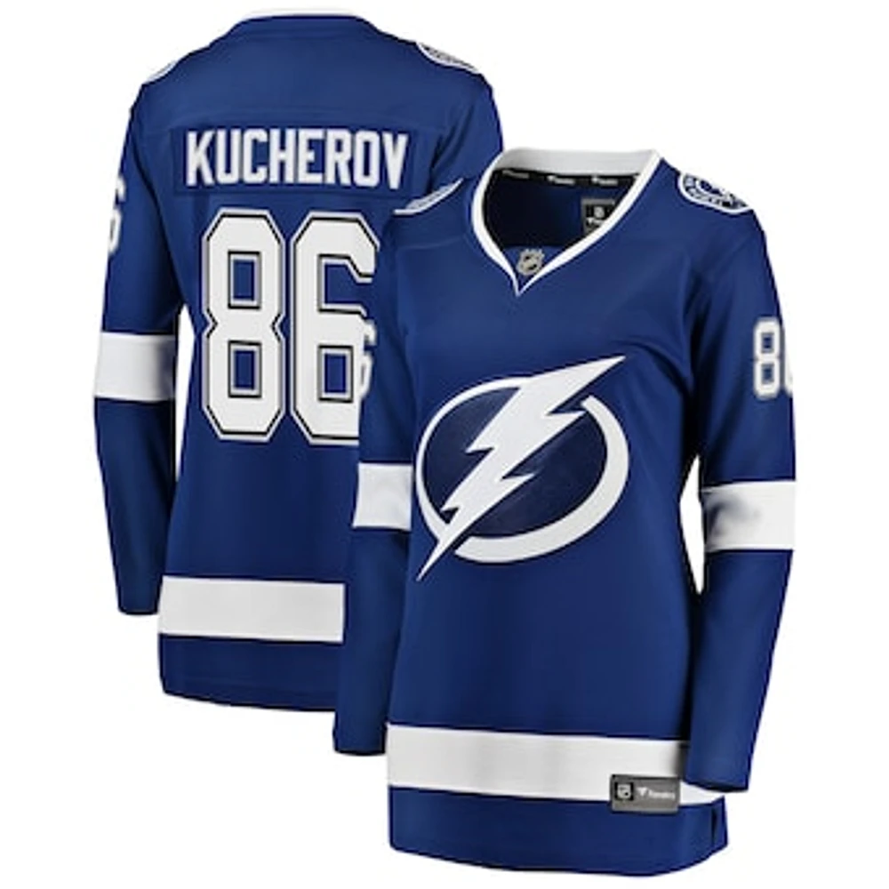 Women's Fanatics Tampa Bay Lightning Blue Nikita Kucherov Breakaway Player Jersey