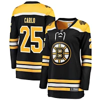 Women's Fanatics Brandon Carlo Black Boston Bruins Breakaway Player Jersey