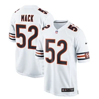 Men's Nike Khalil Mack White Chicago Bears Game Jersey