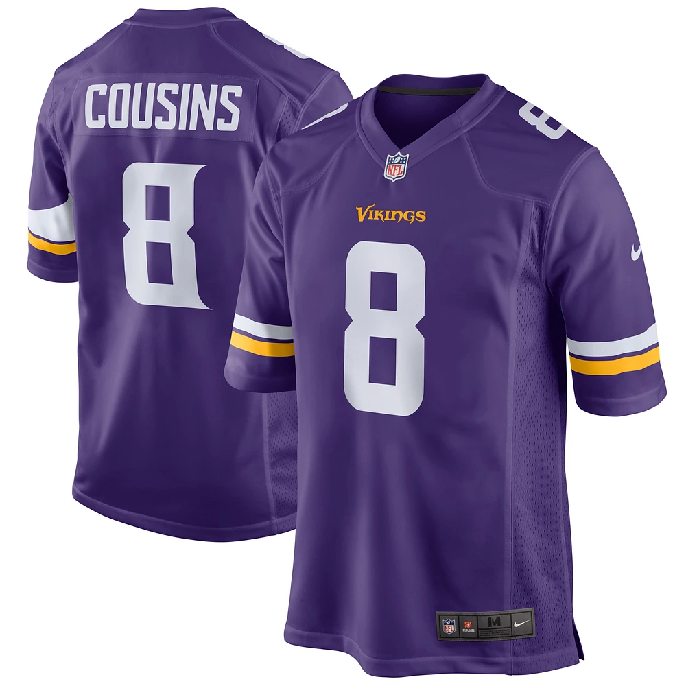 Youth Nike Kirk Cousins Minnesota Vikings Game Jersey