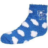 Girls Youth ZooZatz Kentucky Wildcats Fuzzy Ankle Socks