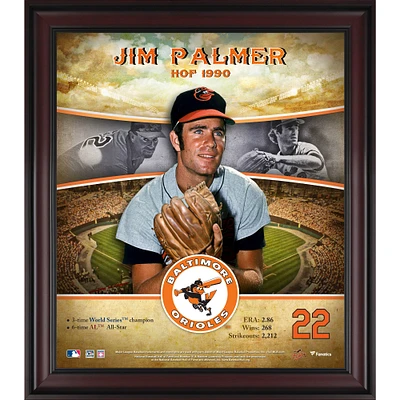 Jim Palmer Baltimore Orioles Framed 15" x 17" Hall of Fame Career Profile