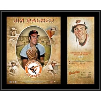Jim Palmer Baltimore Orioles 12" x 15" Hall of Fame Career Profile Sublimated Plaque