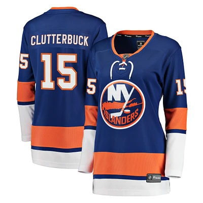 Women's Fanatics Cal Clutterbuck Royal New York Islanders Breakaway Player Jersey