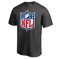 Men's Heathered Charcoal NFL Shield Primary Logo T-Shirt