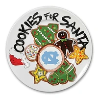 North Carolina Tar Heels Cookies For Santa Plate