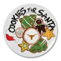 Texas Longhorns Cookies For Santa Plate