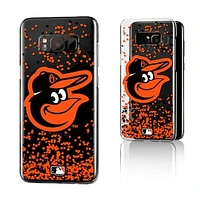 Baltimore Orioles Galaxy S8 Plus Confetti Design Clear Case