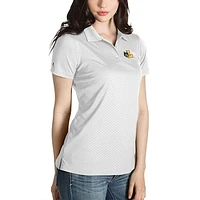 Women's Antigua White Loyola Chicago Ramblers Inspire Polo