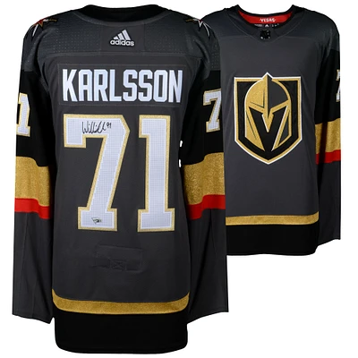 William Karlsson Vegas Golden Knights Autographed Black Adidas Authentic Jersey