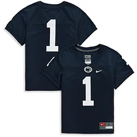 Preschool Nike #1 Navy Penn State Nittany Lions Team Replica Football Jersey