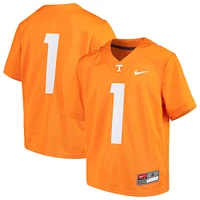 Youth Nike #1 Tennessee Orange Tennessee Volunteers Team Replica Football Jersey