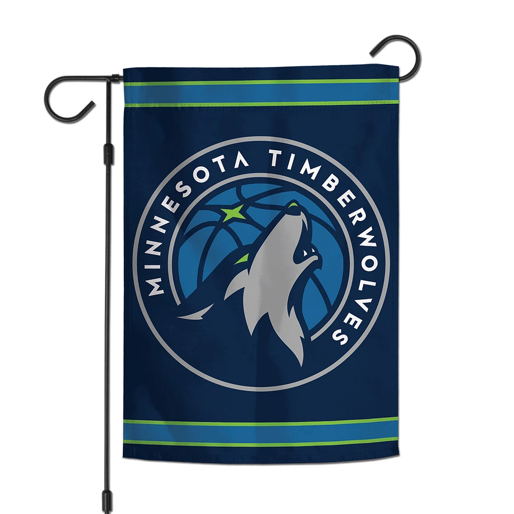 WinCraft Minnesota Timberwolves 12" x 18" Double-Sided Logo Garden Flag