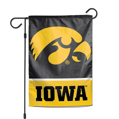 WinCraft Iowa Hawkeyes 12" x 18" Double-Sided Logo Garden Flag